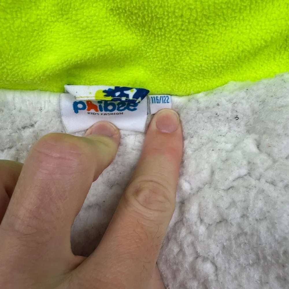 Phibee Big Boy's Waterproof Breathable Snowboard Ski Jacket blue yellow white